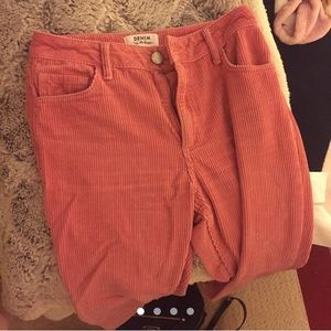 Asos pink corduroy pants